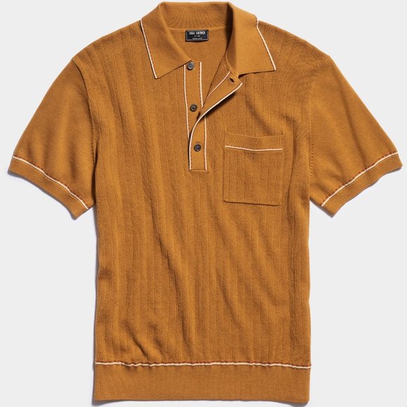 Todd Snyder | Shirts | Todd Snyder Italian Cotton Silk Tipped Ribbed ...